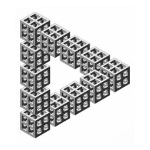 Illusion optique du triangle impossible