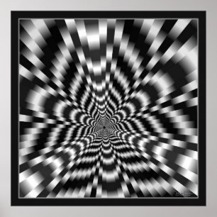 Affiches Illusion optique haute vitesse