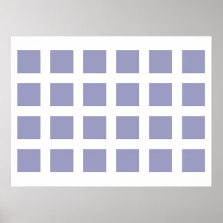 Affiches Illusion Optique Vanisant Points Bleu Clair Blanc