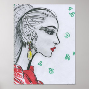 Affiches Illustration de couverture de magazine d'affiche