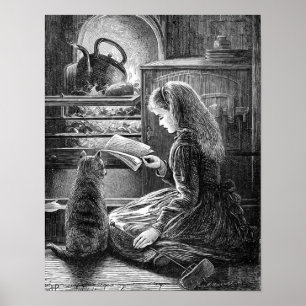 Affiches Illustration de cru de soirée d'hiver