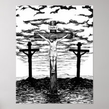 Illustration de Crucifixion par Amanda Diehl