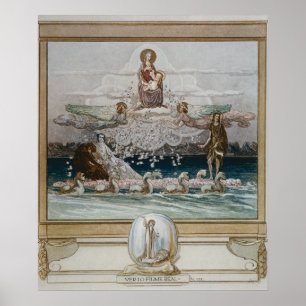 Affiches Illustration de la comédie divine" 2 de Dante "