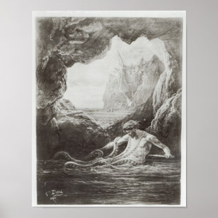 Affiches Illustration de 'Les Travailleurs de la Mer'