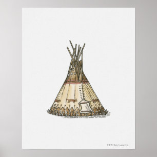 Affiches Illustration de tipi