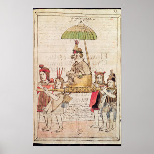 Affiches Illustration d'Inca de Huascar