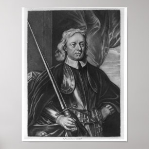 Affiches Illustration d'Oliver Cromwell