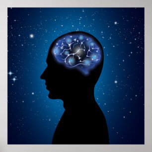 Affiches Illustration du Cool cérébral humain