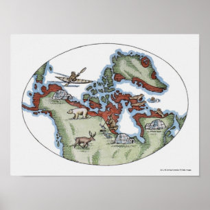 Affiches Illustration du territoire inuit