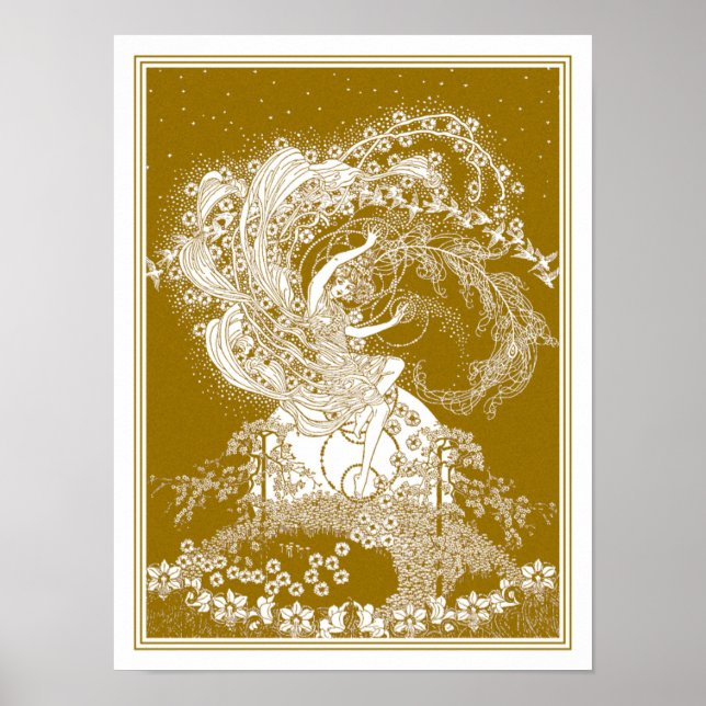 Affiches Illustration fée par Dorothy Lathrop (Devant)