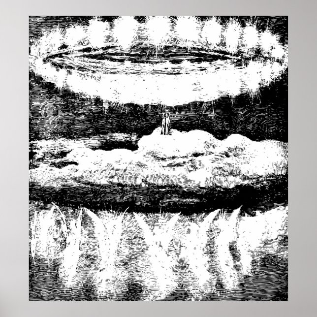 Affiches Illustration Gustave Dore du paradis des Anges Dan (Devant)