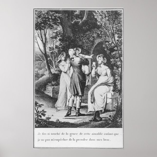 Affiches Illustration 'Les douleurs de Werther' par (Devant)