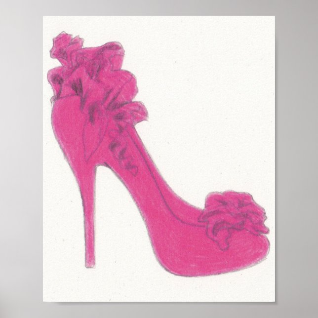 Affiches Illustration originale de Christian Louboutin (Devant)