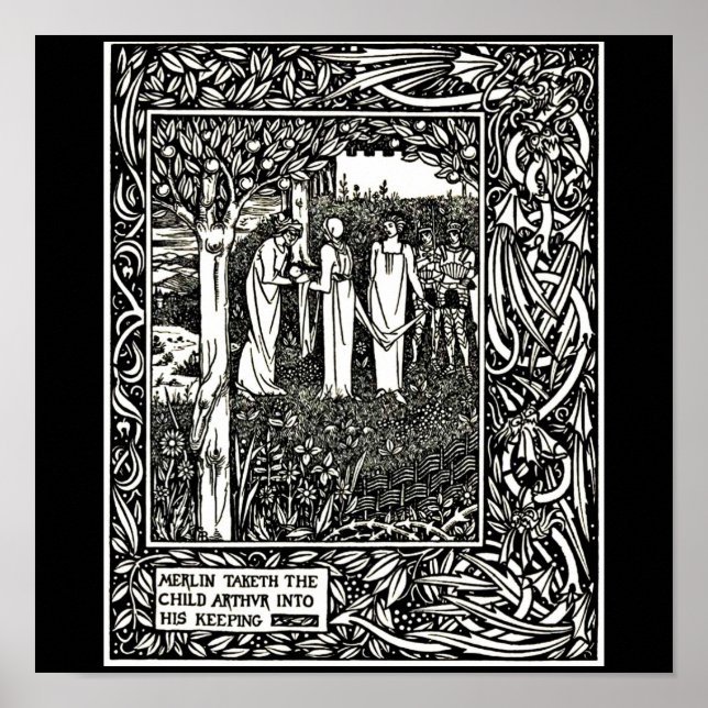 Affiches Illustration Vintage-Aubrey Beardsley 27 (Devant)