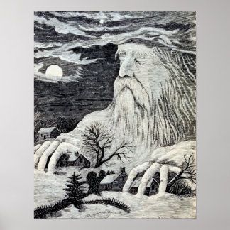 Affiches Illustration Vintage "Jack Frost"