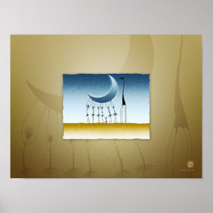 Affiches Ils ont volé la version 2 de lune