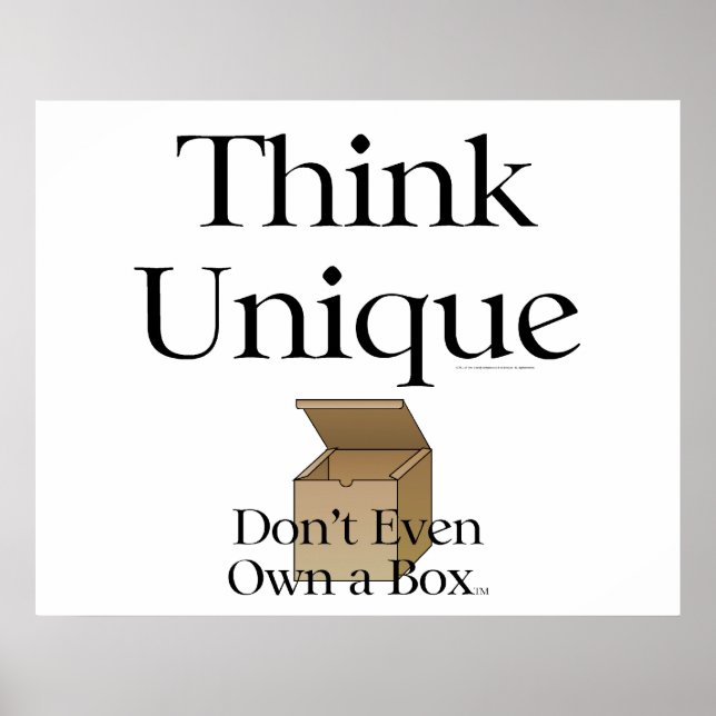 Affiches ILS pensent unique (Devant)