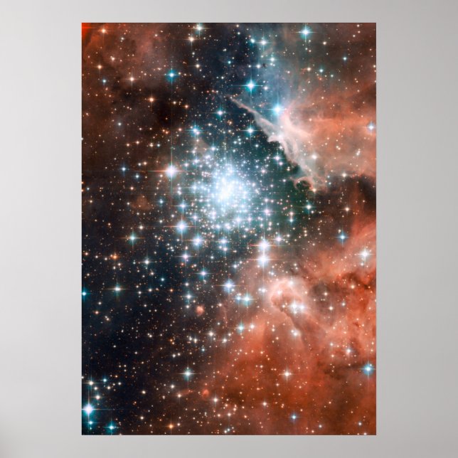 Affiches Image ACS de Hubble complète de NGC 3603 (Devant)