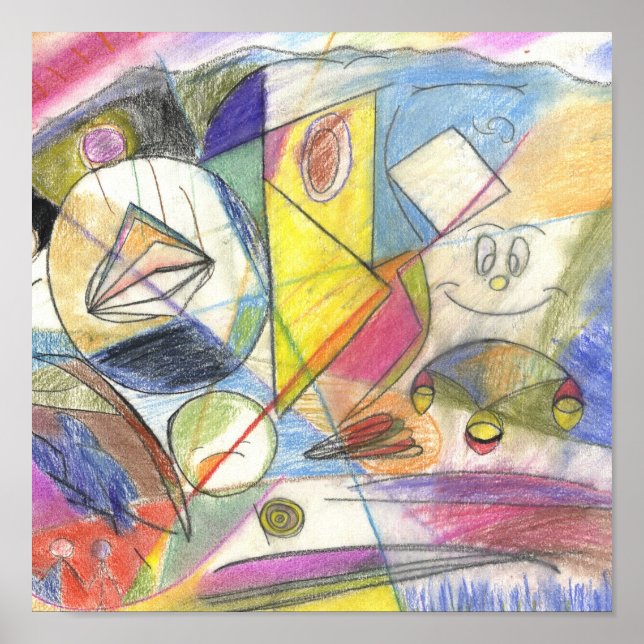 Affiches image colorée (Devant)