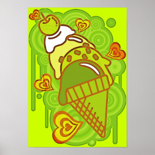 Affiches Image_Cream_Peinture