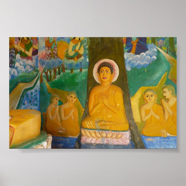 Affiches Image de Bouddha cambodgien (Devant)
