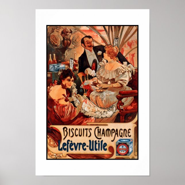 Affiches Image de l'artiste rétro Mucha (Devant)