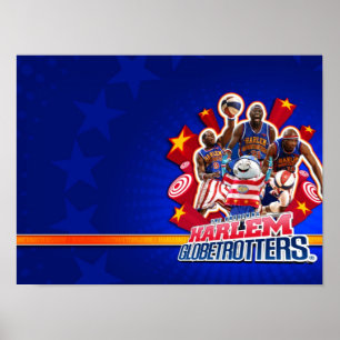 Affiches Image du groupe du globe-trotter de Harlem