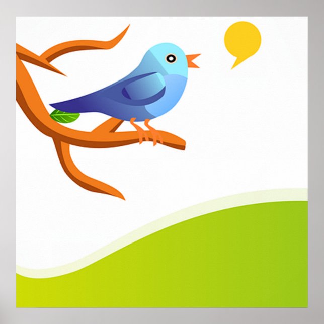 Affiches imagem de passarinho (Devant)