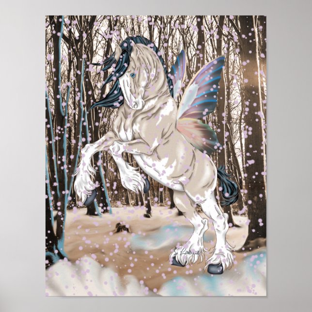 Affiches Imaginaire Clydesdale Horse Fairy (Devant)