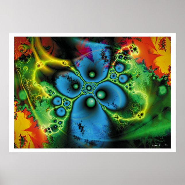 Affiches Imaginaire fractal 10 (Devant)