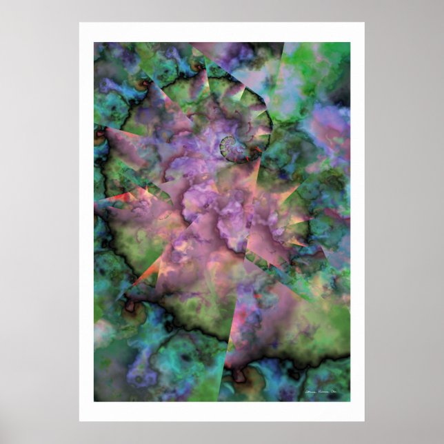 Affiches Imaginaire fractal 21 (Devant)