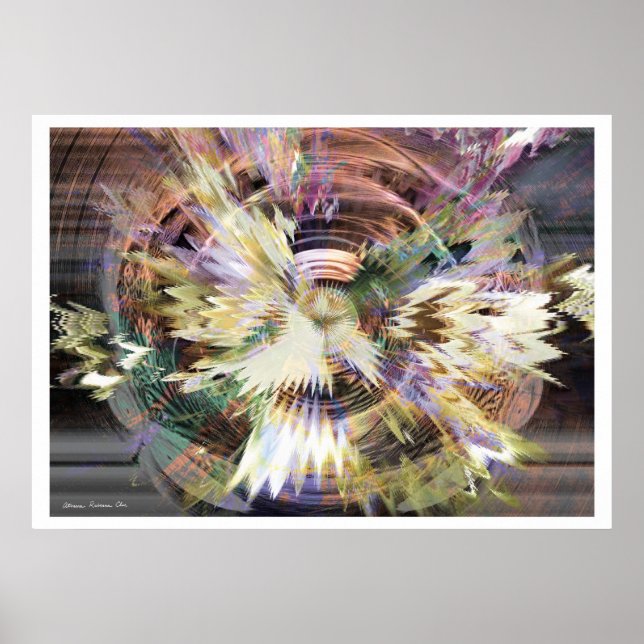 Affiches Imaginaire fractal 6 (Devant)