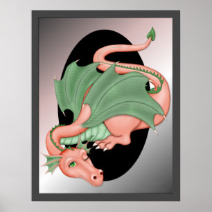 Affiches Imaginaire magique Dragon Repose