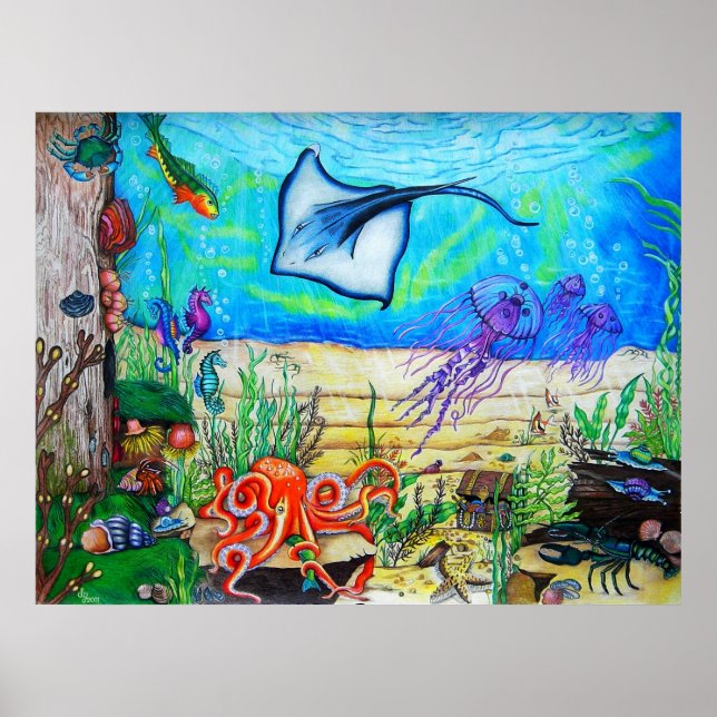 Affiches Imaginaire Sous La Mer (Devant)