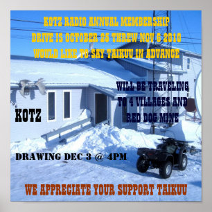 AFFICHES IMG_0319, KOTZ RADIO ANNUEL MEMBERSHIPDRIVE EST ..