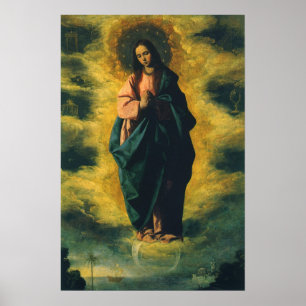Affiches Immaculée Conception par Francisco de Zurbaran