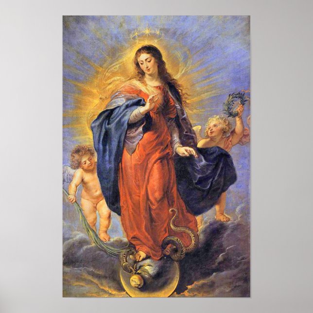 Affiches Immaculée Conception Vierge Marie Assomption 06 (Devant)