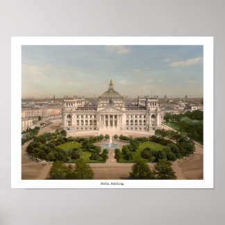 Affiches Immeuble Reichstag, Berlin Allemagne
