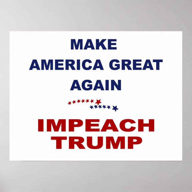 Affiches Impeach Trump (Devant)