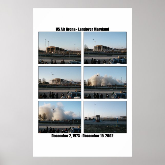 Affiches Implosion de l'arène aérienne américaine (Devant)