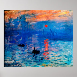 Affiches Impression, lever du soleil 1872