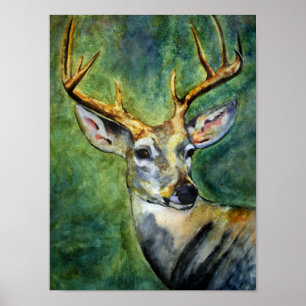 Affiches Imprimantes d'art fin Dix Pointeurs (Cerf)