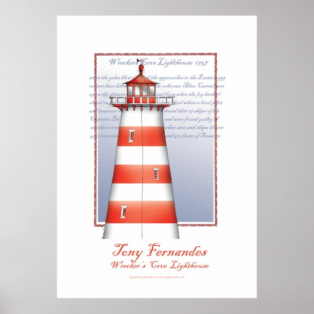 Affiches imprimé d'art phare no 2, tony fernandes (Devant)