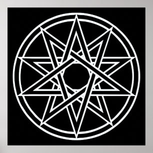 AFFICHES IMPRIMER 10 MURS GÉOMÉTRIQUES ÉTOILES POINTÉS.