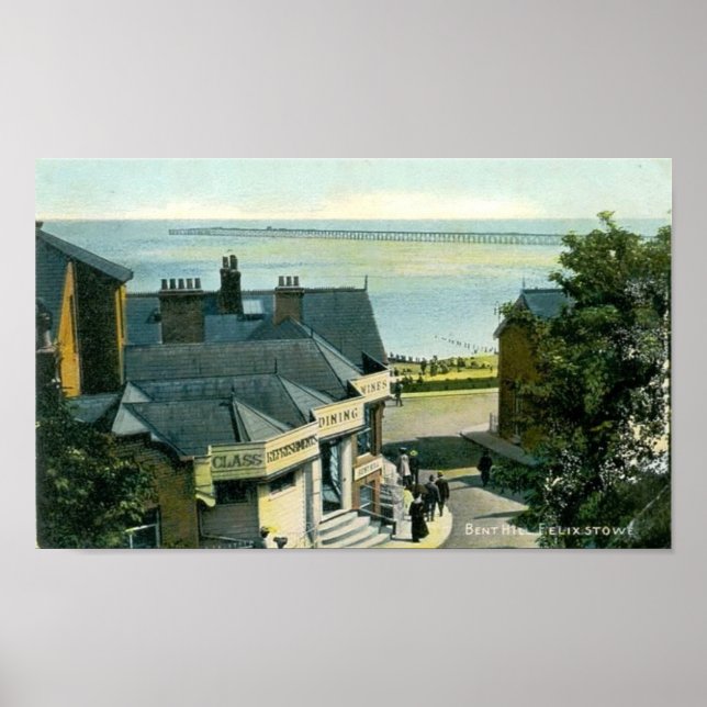 Affiches Imprimer - Bent Hill, Felixstowe, Suffolk (Devant)