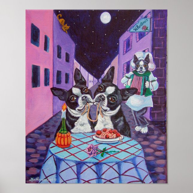 Affiches Imprimer Boston Terrier (Devant)