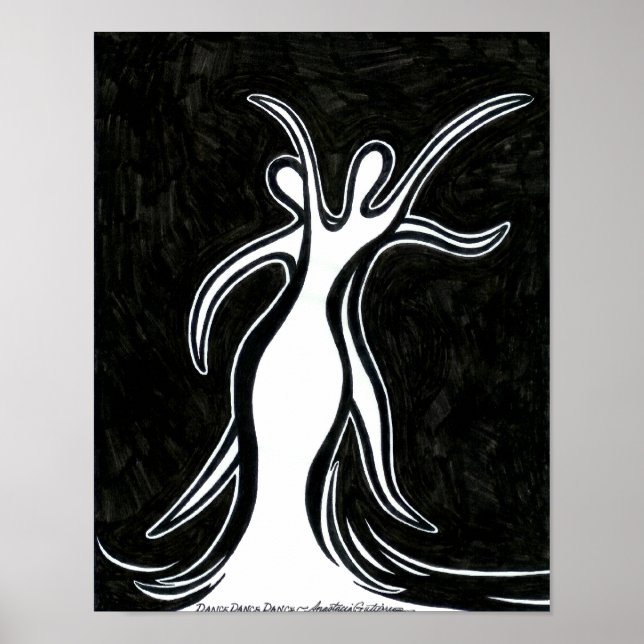 Affiches Imprimer Dance Duo Art (Devant)