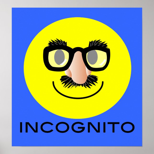 Affiches IMPRIMER DE FACE INcognito (Devant)