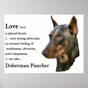 Affiches Imprimer Doberman Pinscher Art