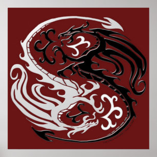 Affiches Imprimer Dragon Yin Yang